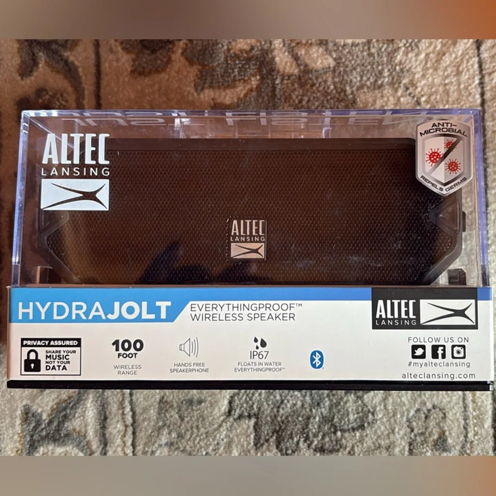 Altec Lansing Hydra Jolt Black Bluetooth Speaker